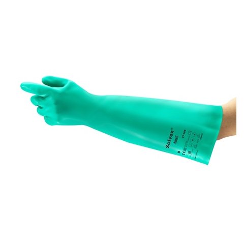 Alphatec Sol-Vex Green Nitrile Chemical Glove | Pienaar Bros